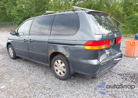 2004 Honda Odyssey Ex from USA, damaged, VIN 5FNRL18684B108919